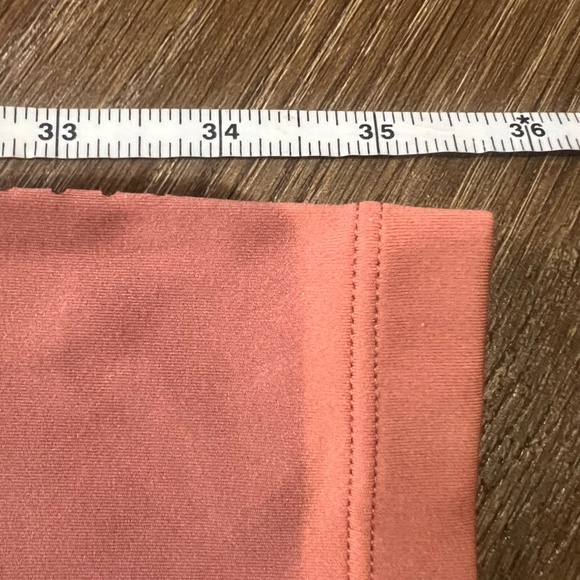 Gymshark Laser Cut Leggings, Peach, High-rise, Size Medium, Womens - Picture 9 of 13